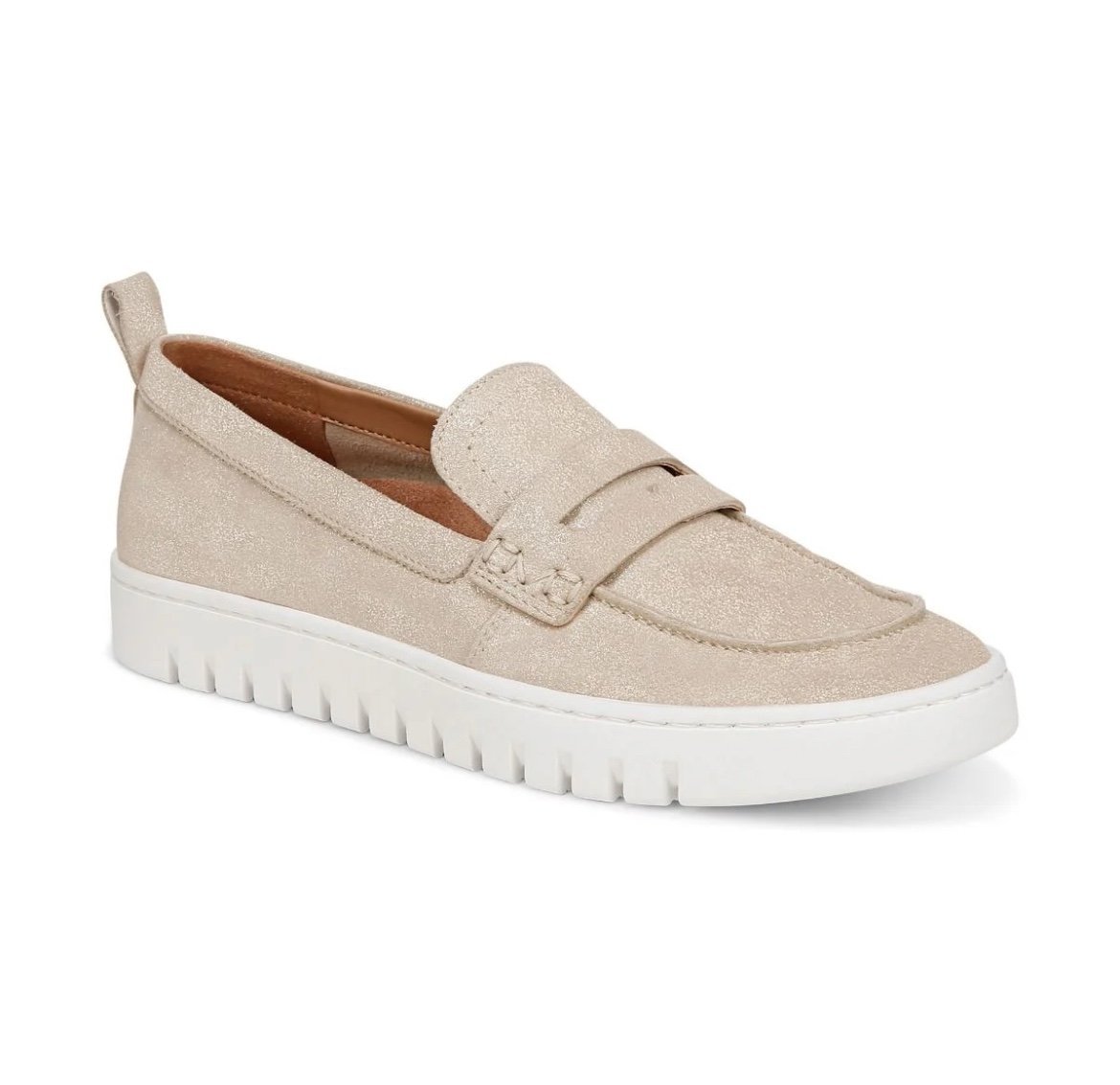 Vionic Uptown Loafer Gold Shimmer 10 Wide
