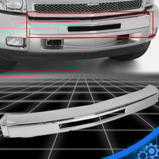 Front Bumper Impact Face Bar For Chevy Silverado 1500 07-13 w/ Air Intake Hole