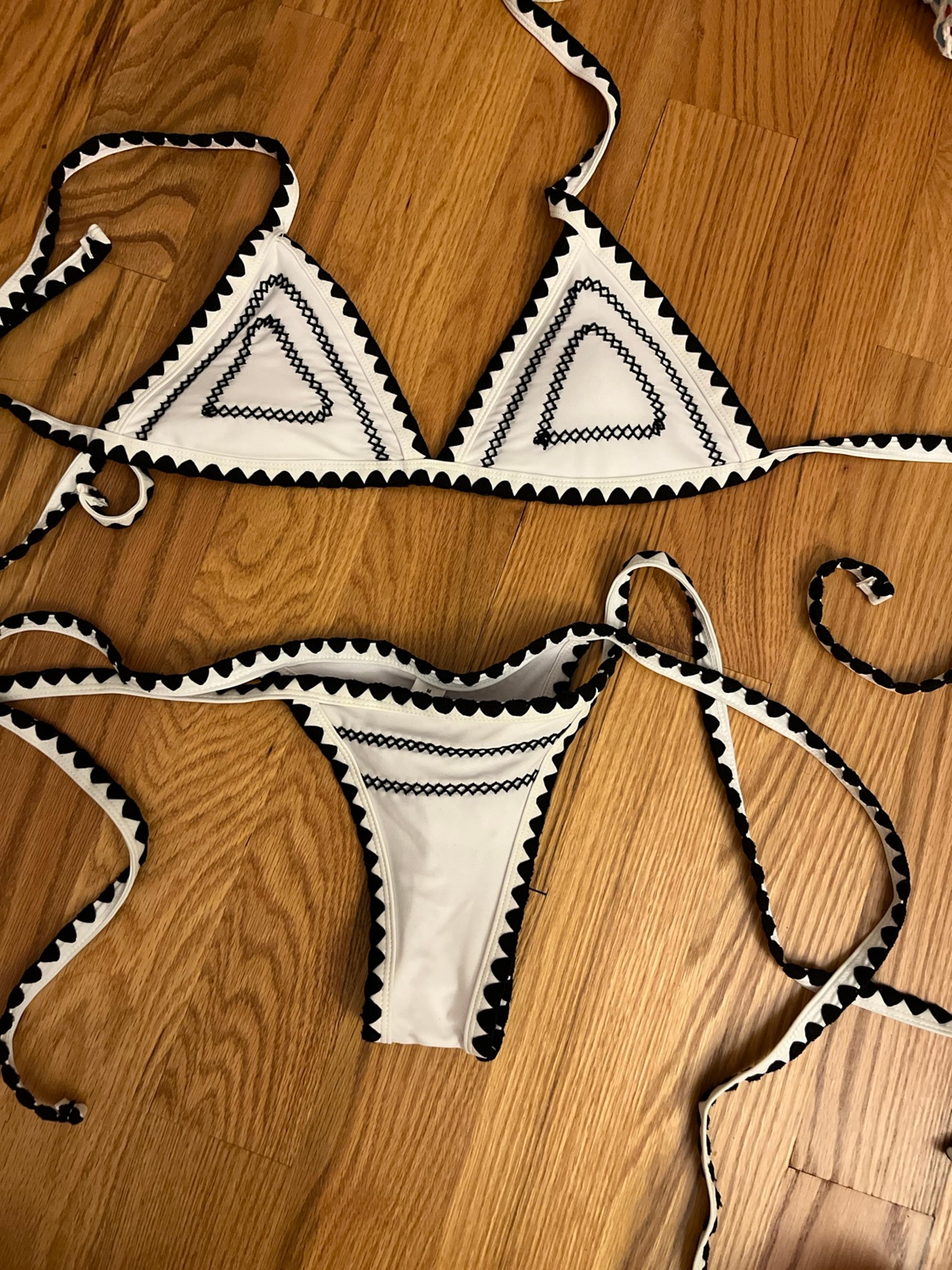 Sunny Co Clothing Black & White Bikini