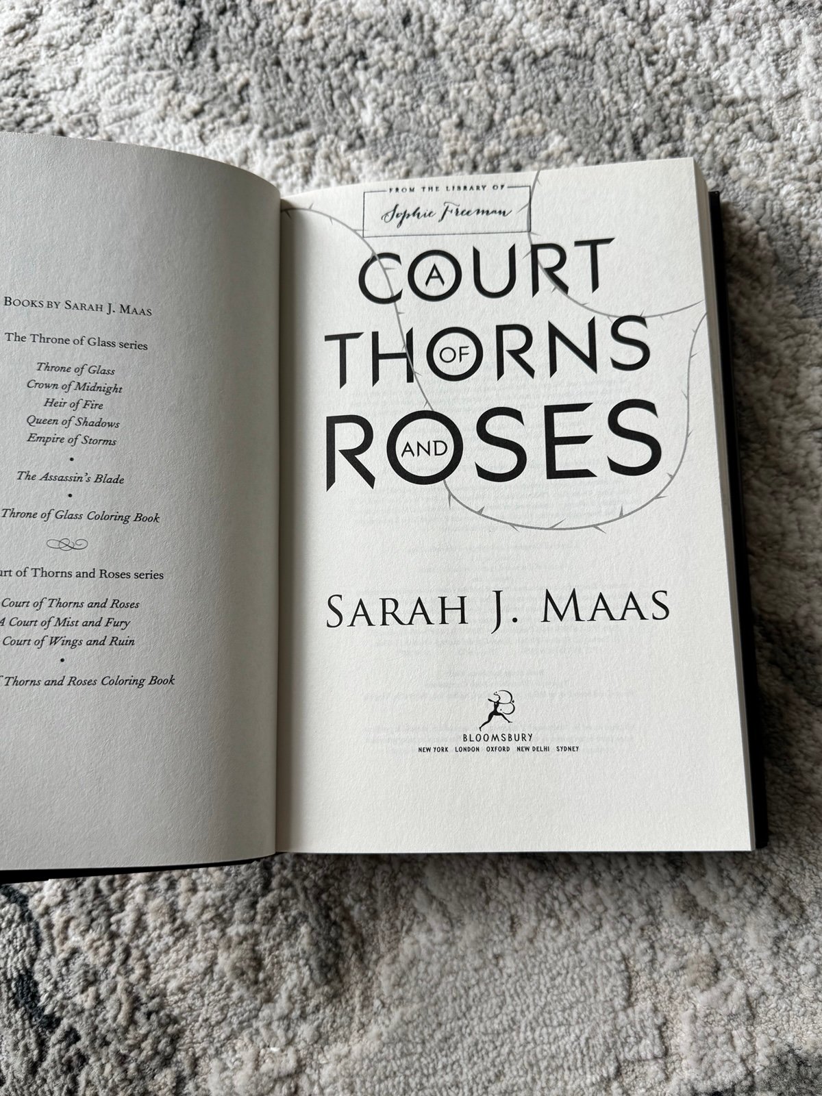 ACOTAR, ACOMAF, ACOWAR and ACOFAS OOP hardcovers by SJM