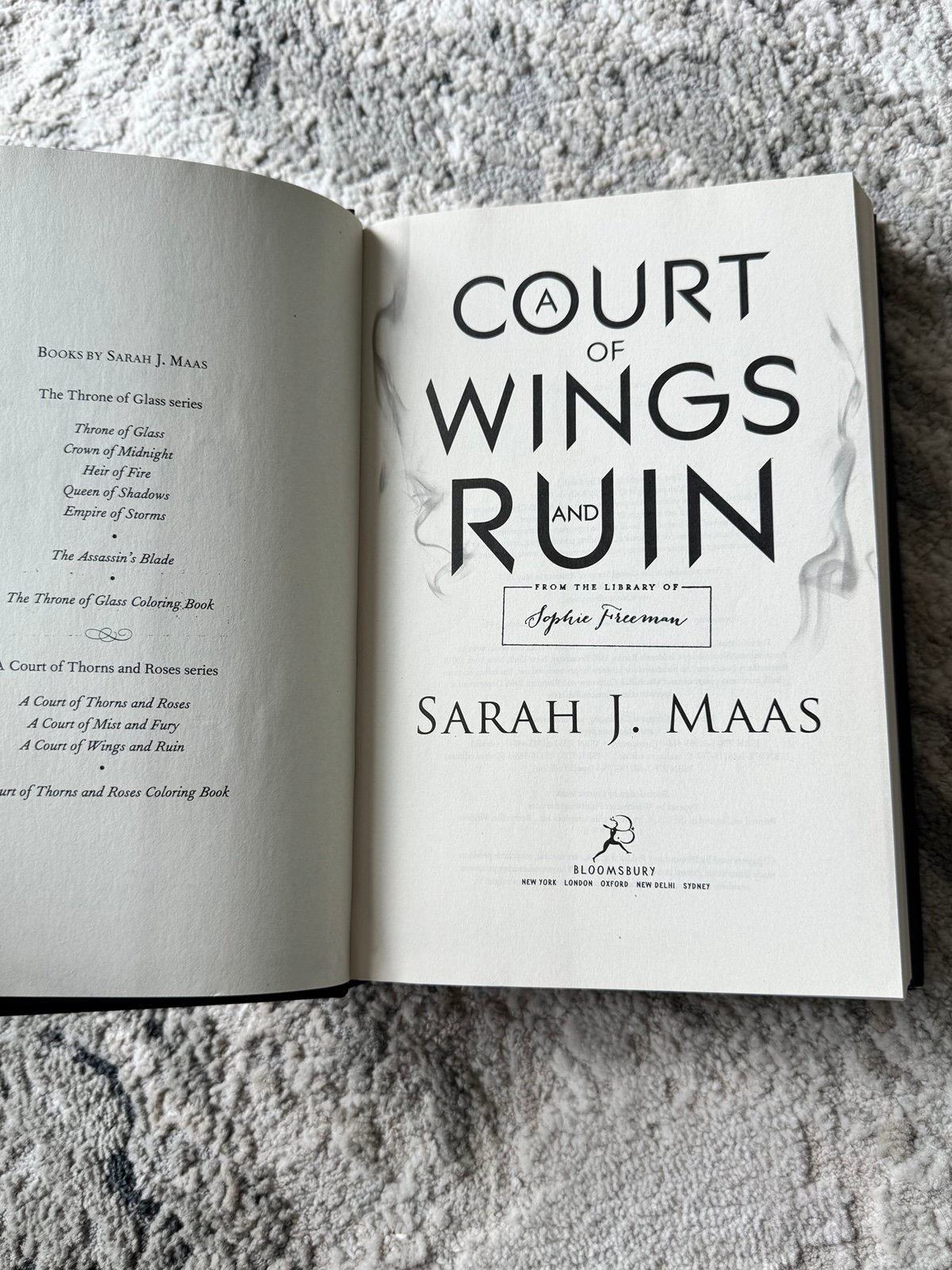 ACOTAR, ACOMAF, ACOWAR (Rebind) by Sarah J Maas , Hardcover
