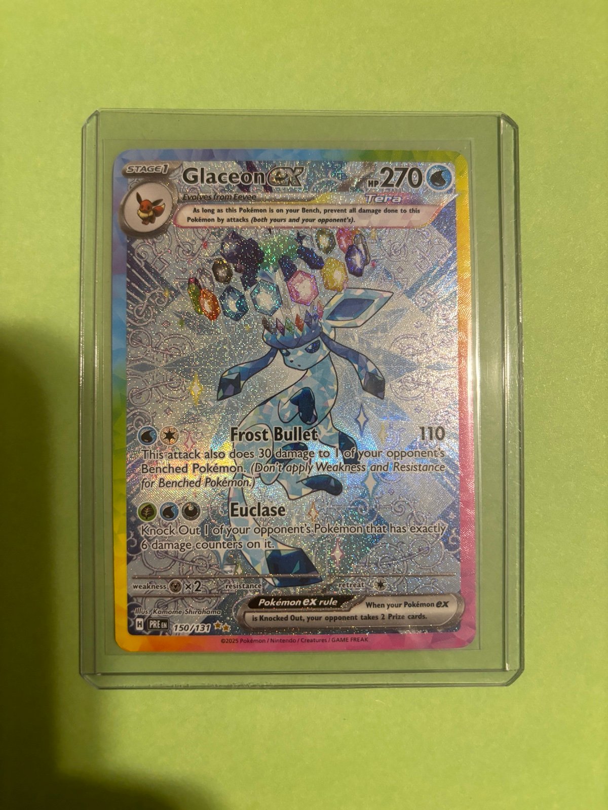 Glaceon EX 150/131 Prismatic Evolutions