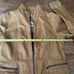 Jakett New York 100% Leather Moto Jacket Lined Women M Boho 70s Light Brown