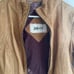 Jakett New York 100% Leather Moto Jacket Lined Women M Boho 70s Light Brown