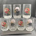 Redskins NFL 12 oz tumbler glasses lot of 7 excellent