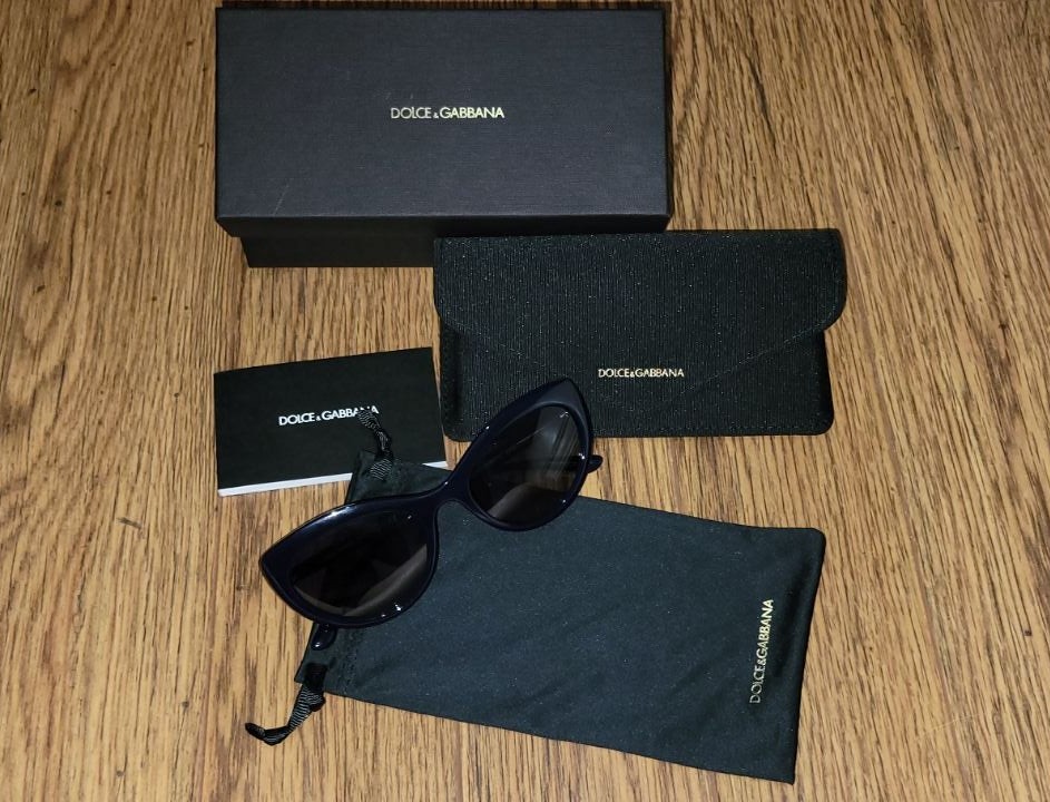 Dolce and Gabbana Navy Blue Sunglasses