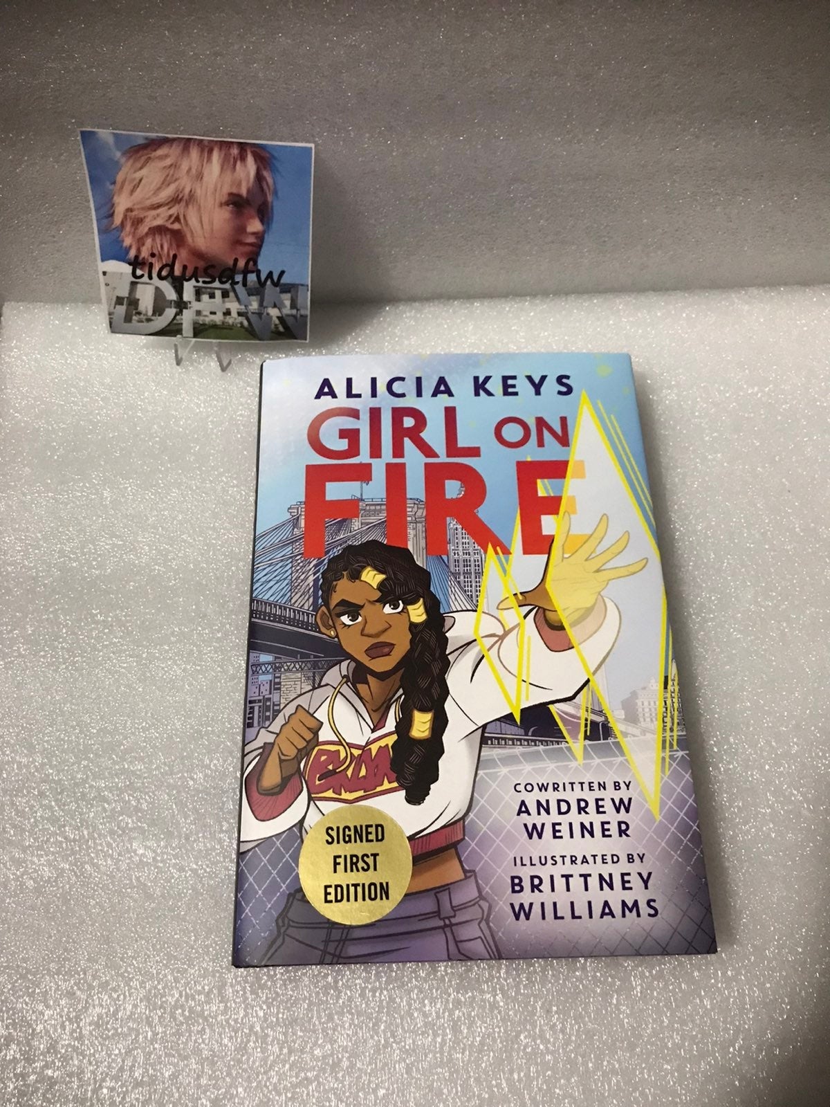 Girl on Fire Autographed Copy by Alicia Keys 1st Edition Young Adult Hardcover