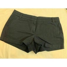 J Crew Womens New Solid Navy Blue Chino Shorts 10 Medium