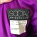 Social Bridesmaids purple high low chiffon dress womens 10