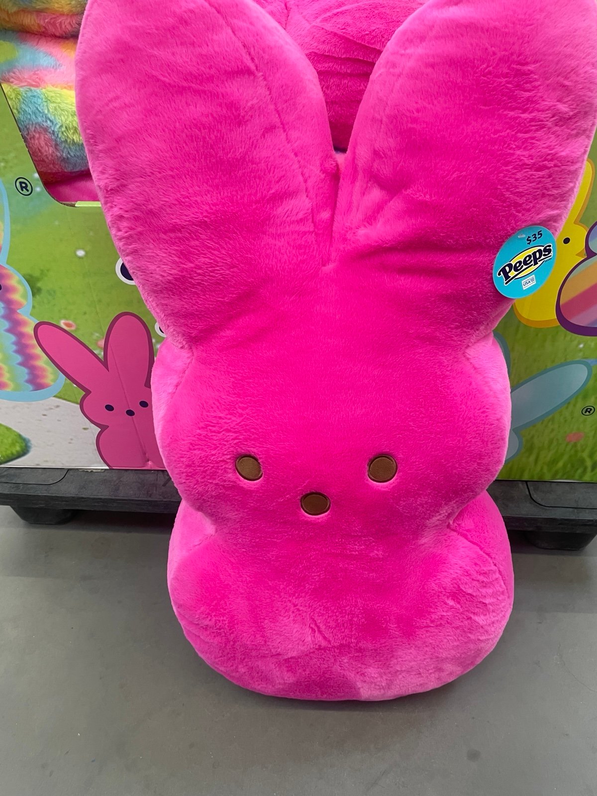 New HUGE 3ft Pink Peeps Plush