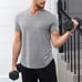 3-Pack Men’s Big & Tall V-Neck Muscle Tees – Slim Fit, Stretch & Breathable