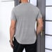 3-Pack Men’s Big & Tall V-Neck Muscle Tees – Slim Fit, Stretch & Breathable