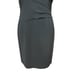 Rickie Freeman for Teri Jon Black Ruched Lace Neck Sheath Dress Size US 6