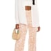 Free People Love So Right High Rise Wide Leg Pants Peach Combo