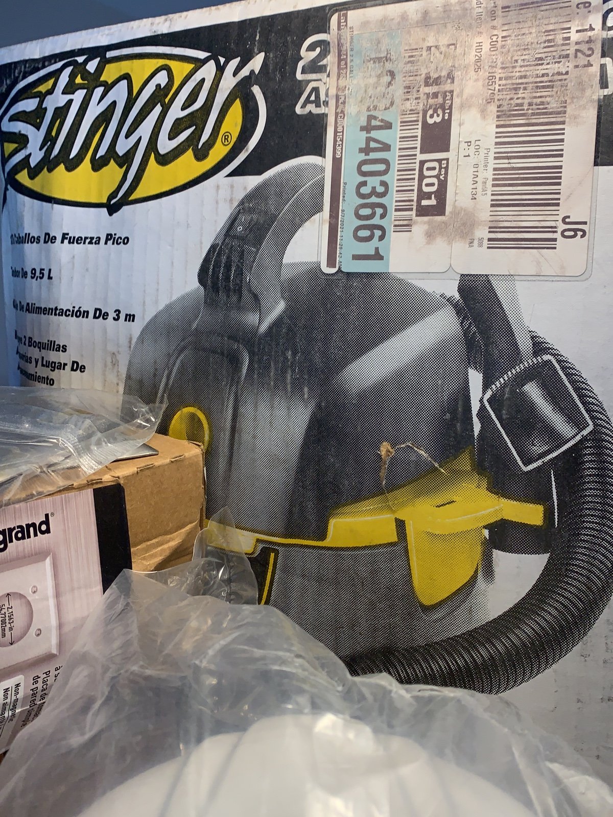 Stinger vacumm