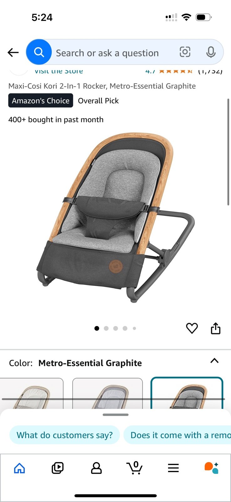 Maxi-Cosi Kori 2-In-1 Rocker