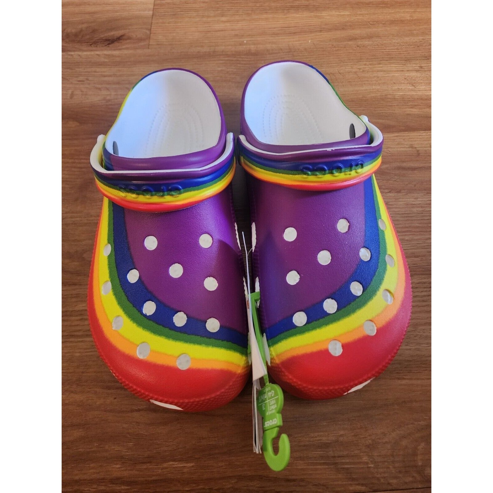 Crocs Classic Rainbow Dye Clog M10/W12 Pride