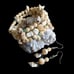 Handmade Ocean Memory Wire Bracelet and Earring Set