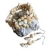 Handmade Ocean Memory Wire Bracelet and Earring Set