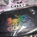 COACH OMBRE LEATHER HORSE AND CARRIAGE CORNER ZIP WRISTLET 78