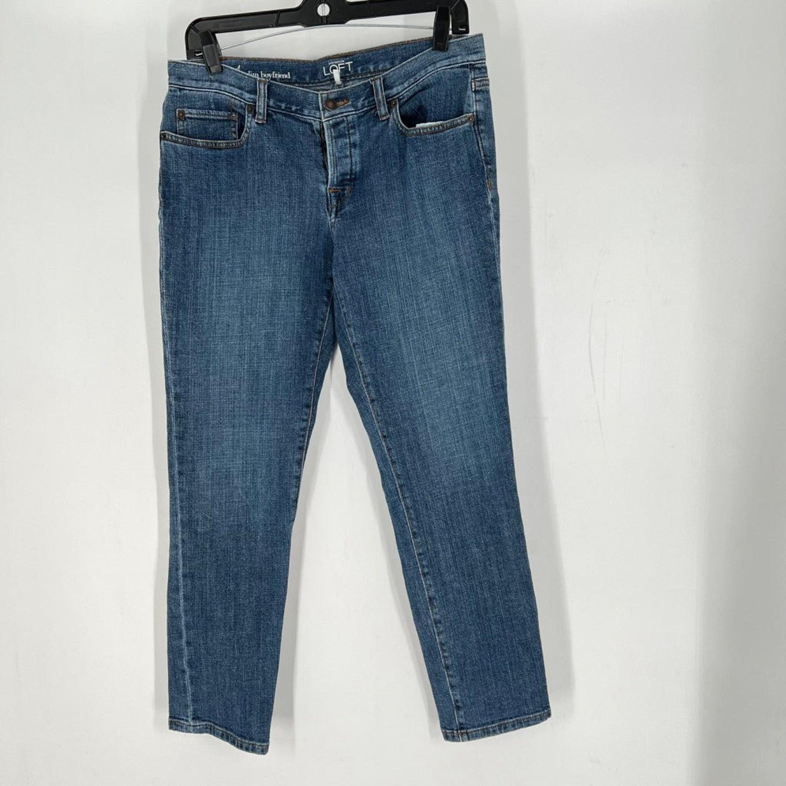 Ann Taylor Loft jeans slim boyfriend size 4