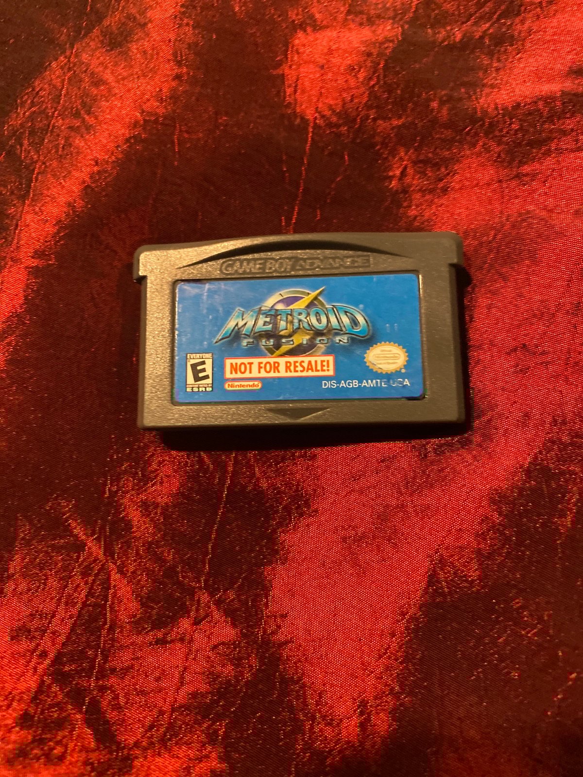 GBA NFR not for resale Metroid Fusion