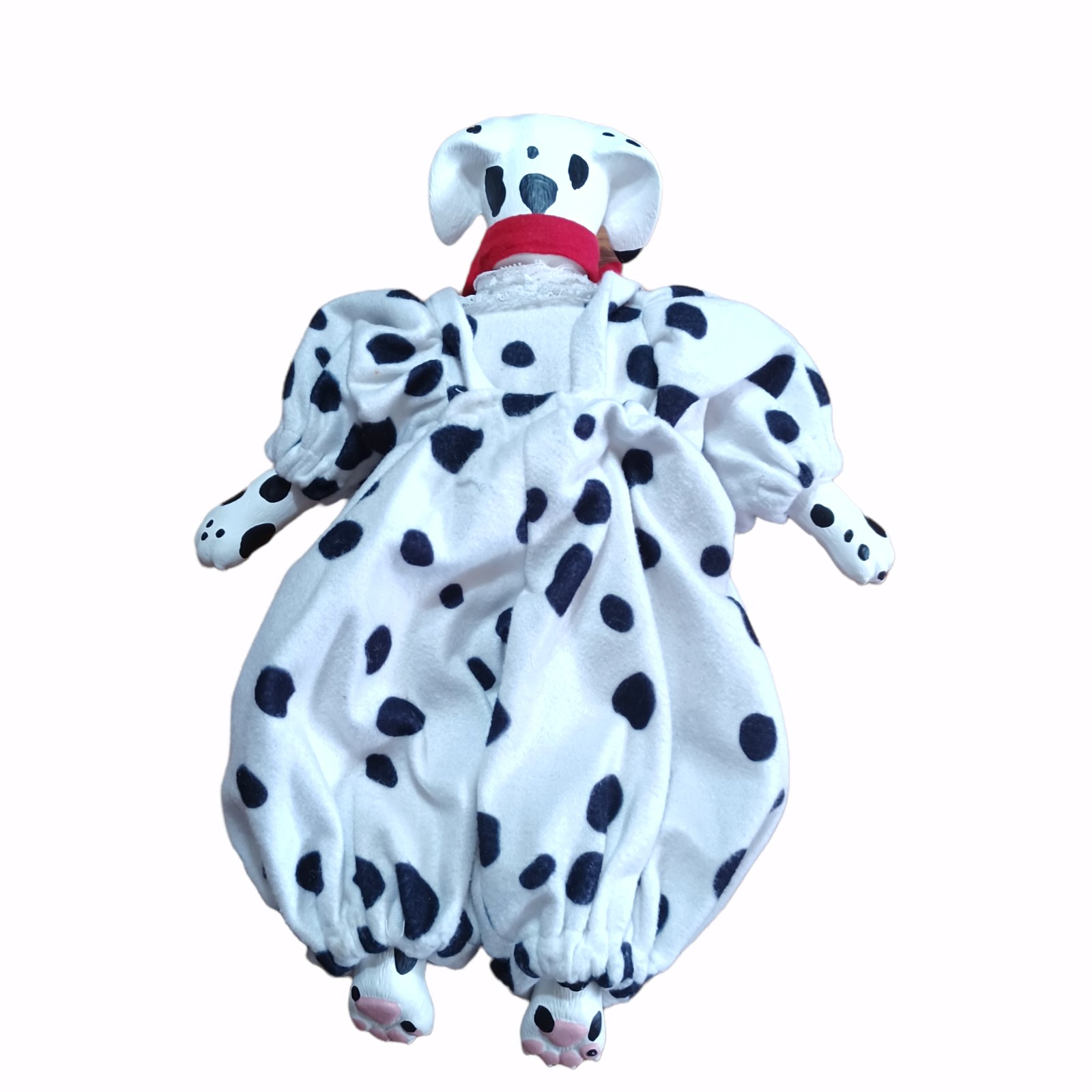 Vintage Cloth & on sale Ceramic Hand Painted Dalmation Dog doll/Shelf Decor 16