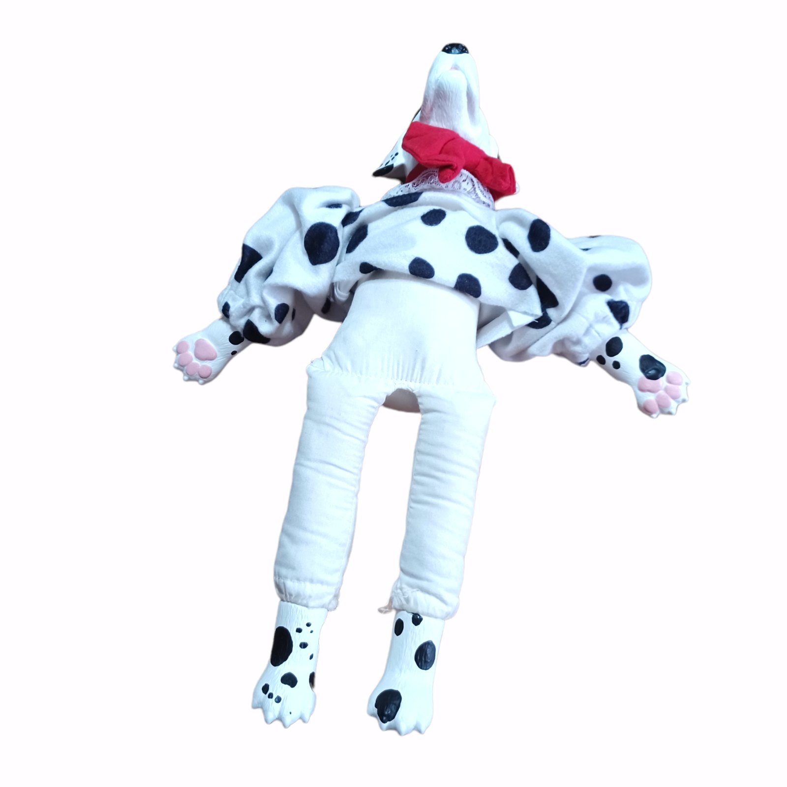 Vintage Cloth & on sale Ceramic Hand Painted Dalmation Dog doll/Shelf Decor 16