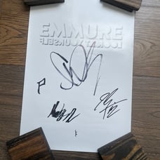 EMMURE Look At Yourself Ltd Ed Signed By All 4 RARE Poster