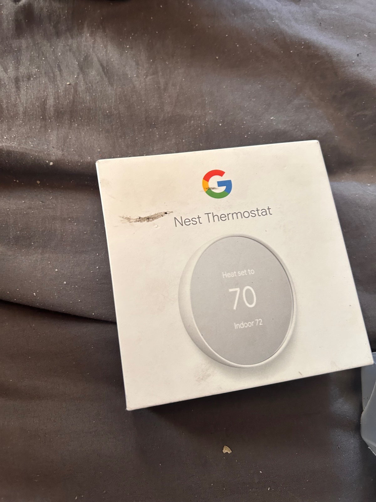 Google Nest Thermostat Snow