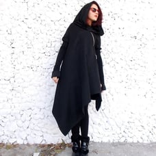 Coat for Women Loose Punk Jacket Steampunk Coat Tc03 Oversized Unisex Coat Gothi
