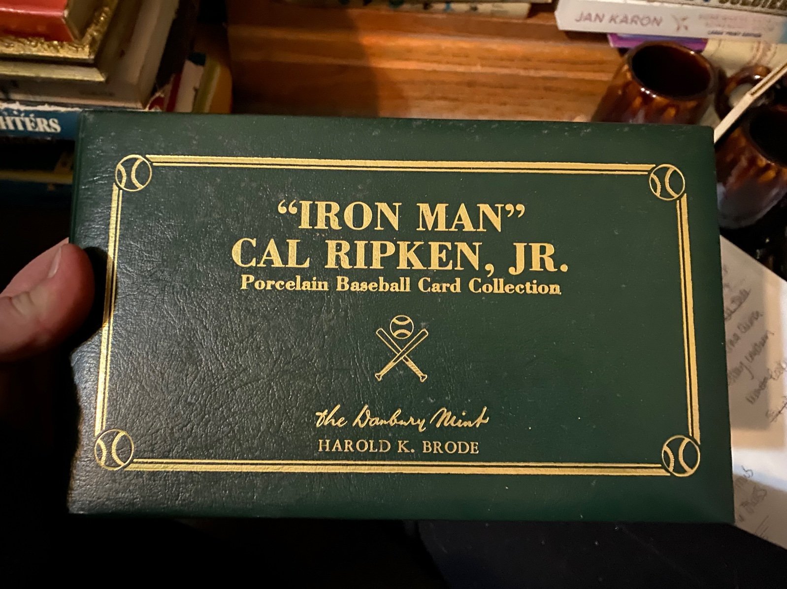 Complete Set of (16) Iron Man Cal Ripken, Jr. Danbury Mint Porcelain Baseball