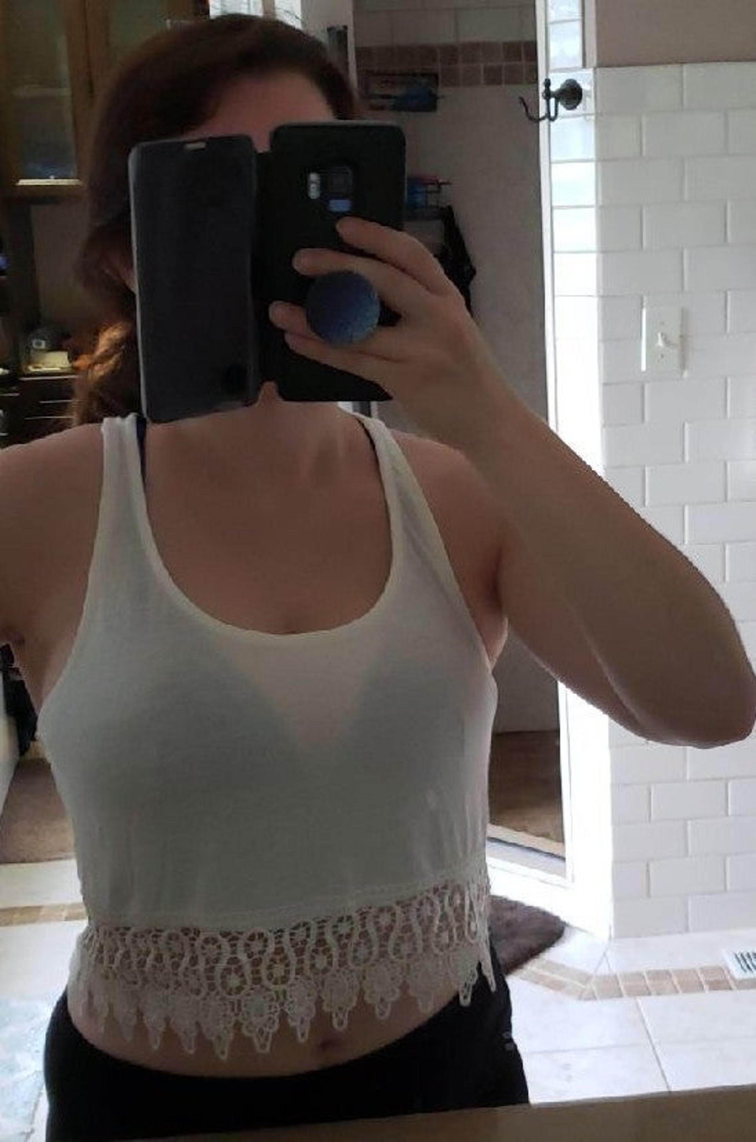 lace crop top
