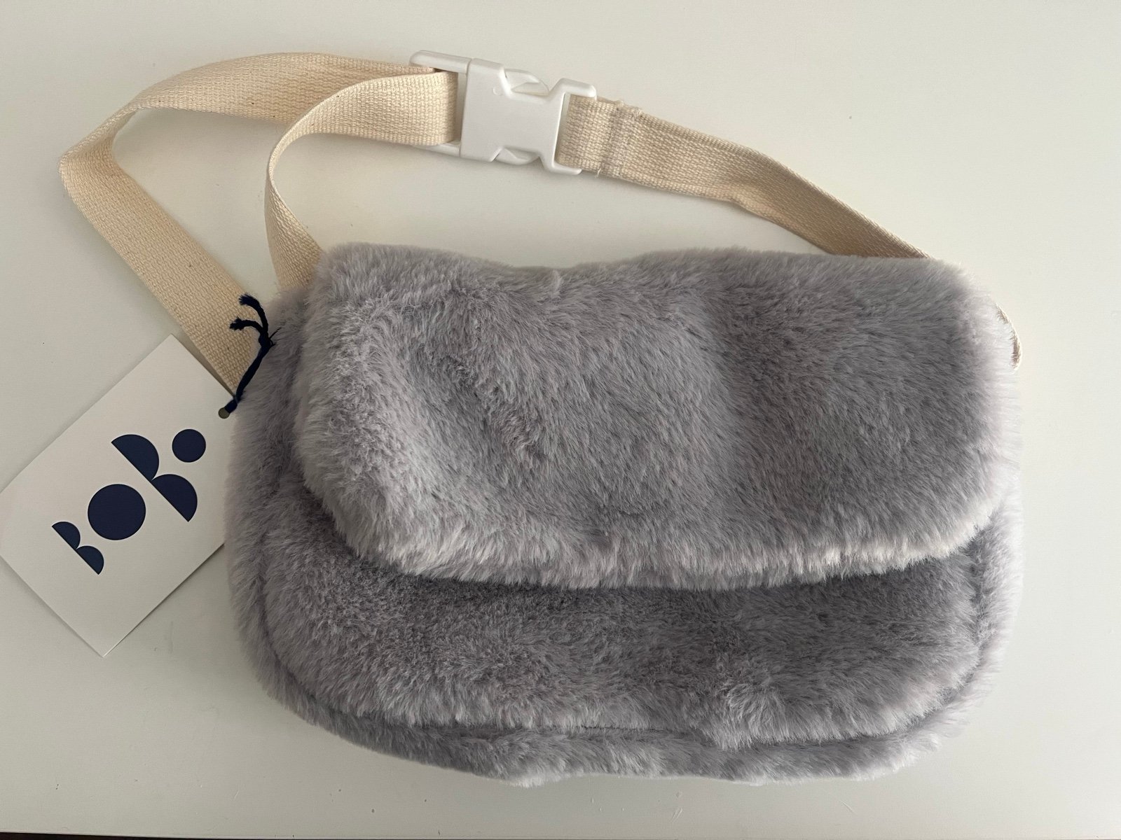 Bobo Choses faux fur Crossbody Fanny Pack NWT!