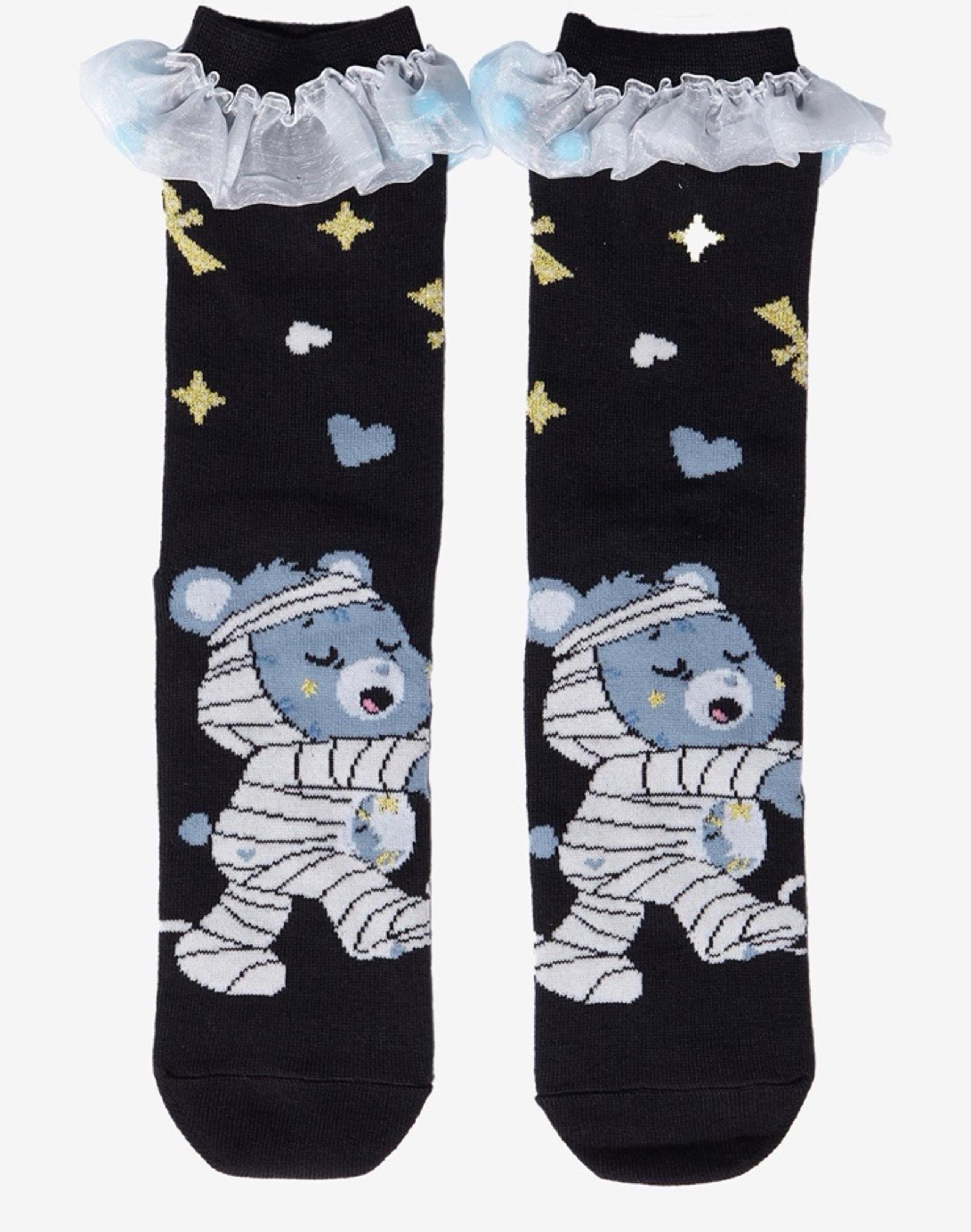 Care Bears x Universal Monsters Mummy Ruffle Crew Socks Hot Topic Halloween