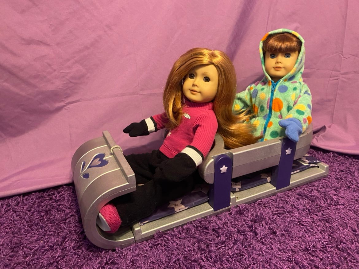 Bobsled for American Girl Dolls