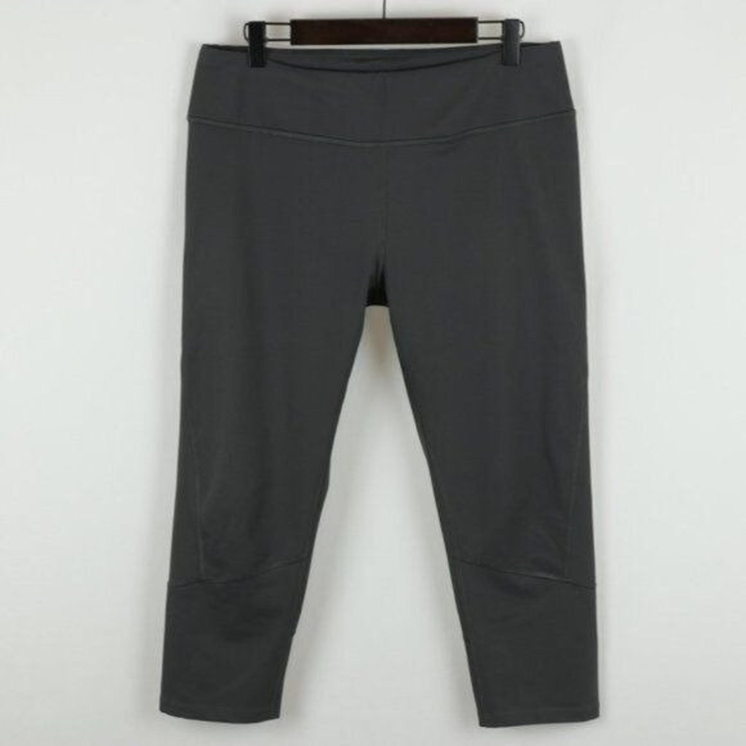 REI Women's Large Gray High Rise Capri Activewear Leggings