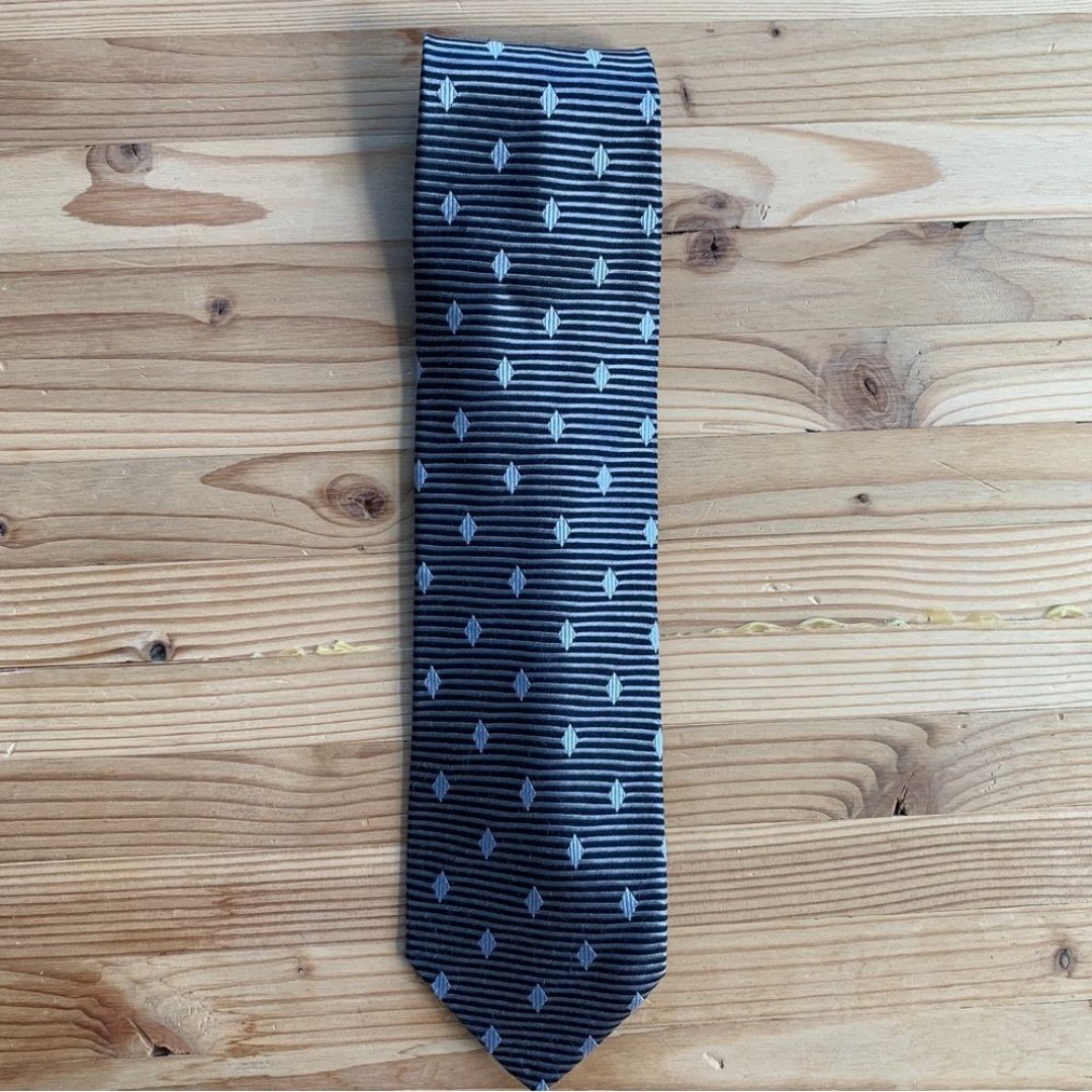 Giorgio Armani Black & Silver Tie
