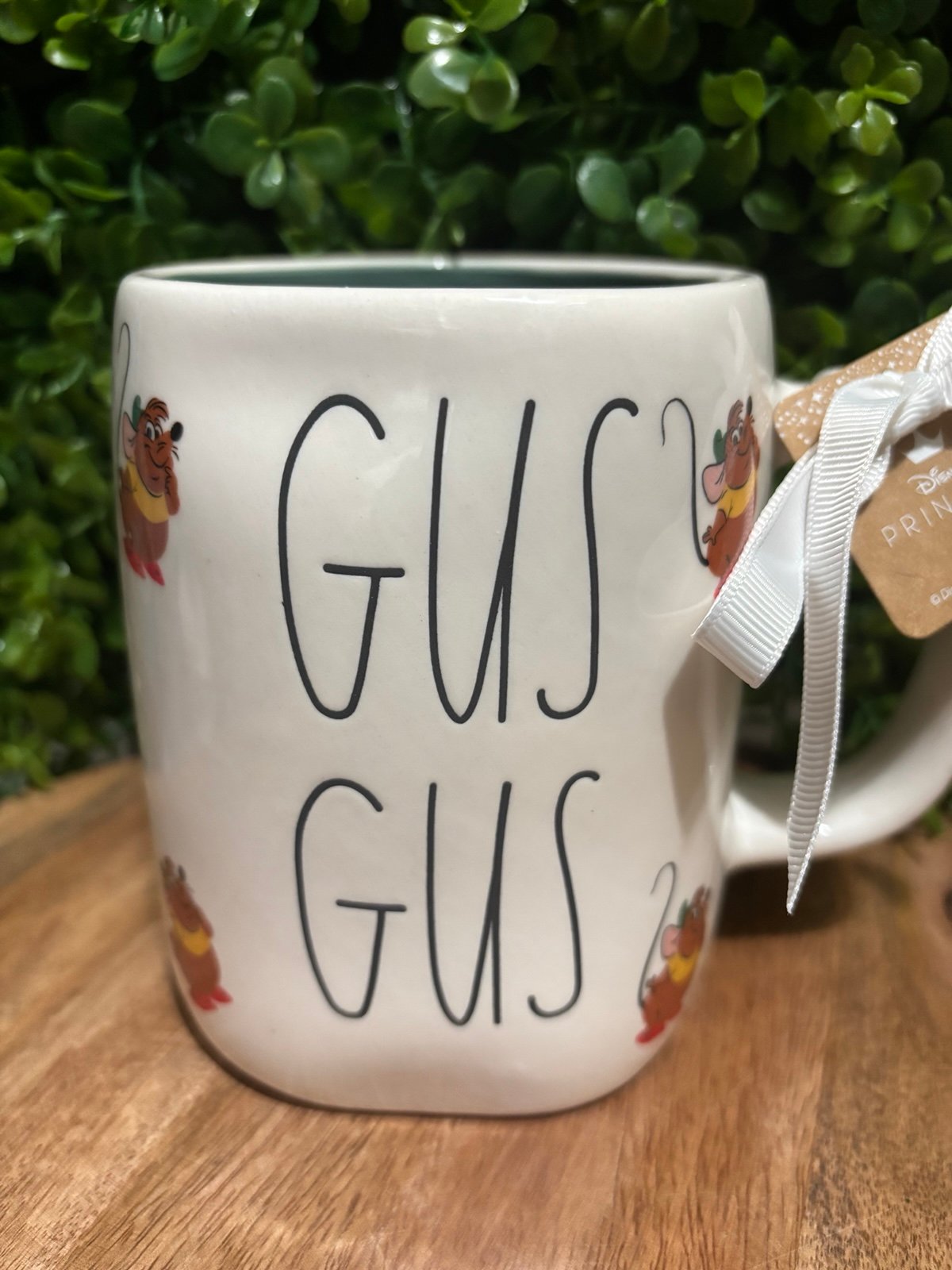 Rae Dunn NWT Disney Princess Gus Gus Mug