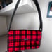 Kate Spade red and black buffalo plaid bag
