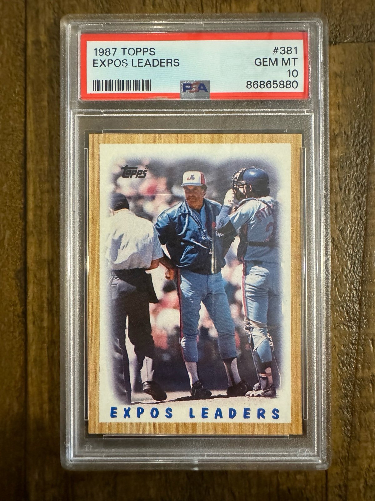 1987 Topps - Expos Leaders #381