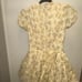 House or CB Buttercup Vintage Floral Print Pleated Cotton Mini Dress