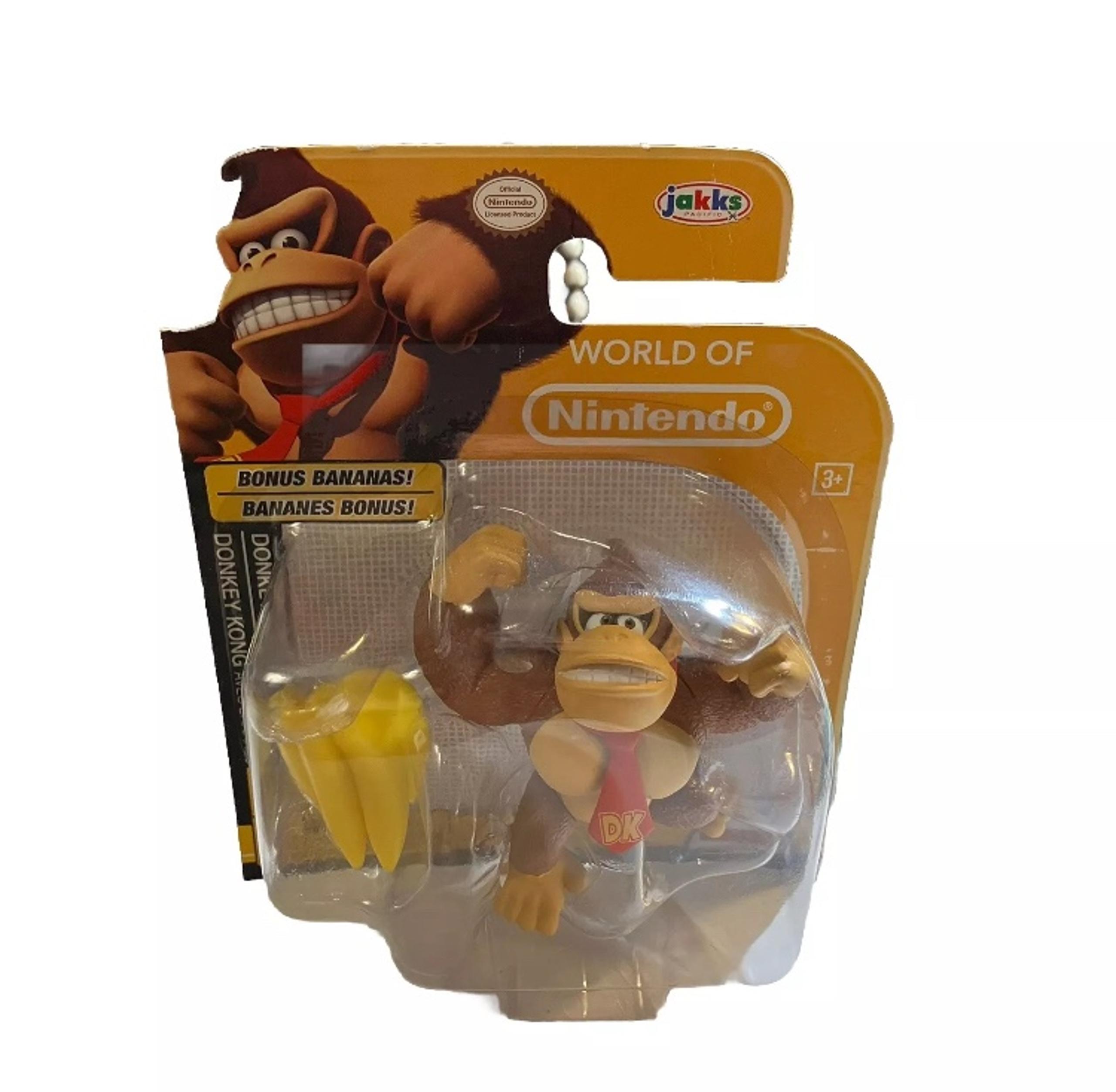Official World of Nintendo Donkey Kong Figure Bonus Bananas DK Jakks 2015