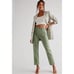 MOTHER The Springy Ankle Pants Jeans High Rise Straight Leg in Green Bay