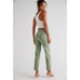 MOTHER The Springy Ankle Pants Jeans High Rise Straight Leg in Green Bay