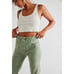 MOTHER The Springy Ankle Pants Jeans High Rise Straight Leg in Green Bay