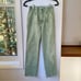MOTHER The Springy Ankle Pants Jeans High Rise Straight Leg in Green Bay