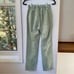 MOTHER The Springy Ankle Pants Jeans High Rise Straight Leg in Green Bay