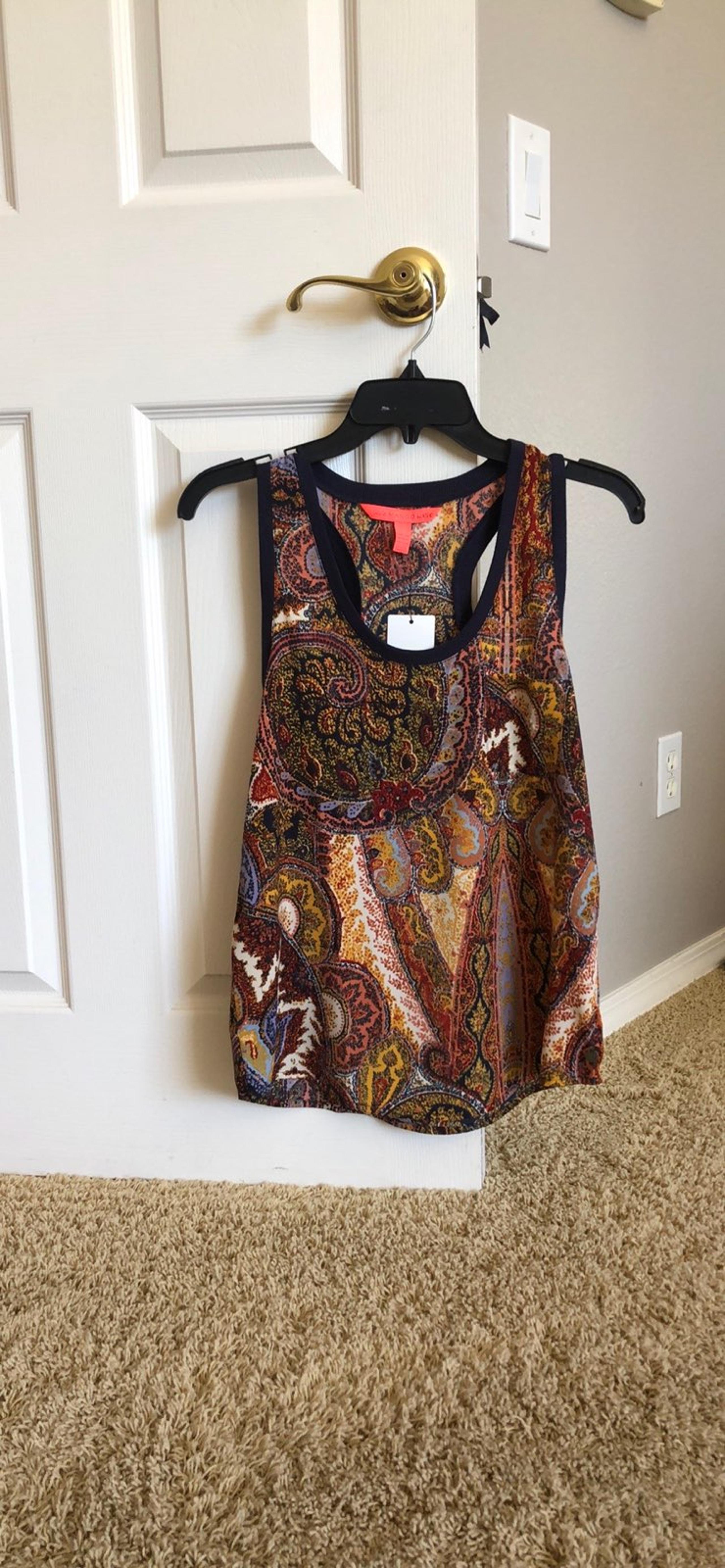 multi colored tank top - MANGO