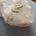18K Gold Turquoise Paved Huggie Hoop Earrings